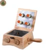 Traditional Moxa Wooden Case - Holding Type