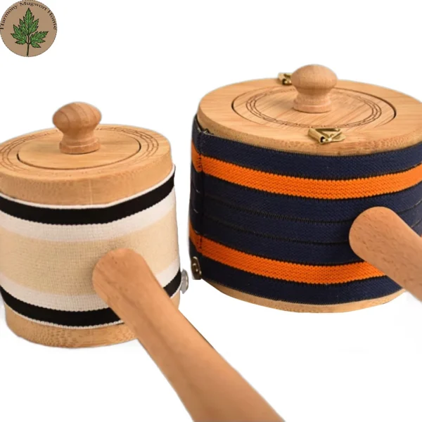Traditional Handheld Moxa Wooden Box