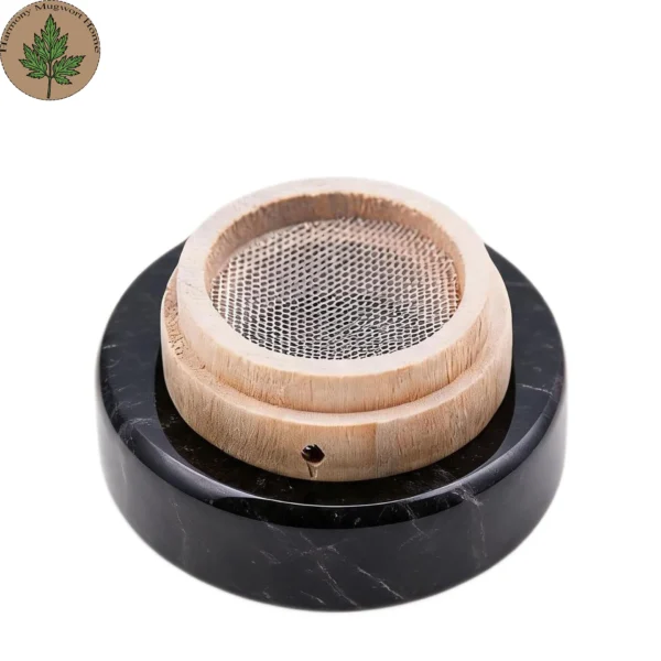 Stone Moxa Floss Tower Holder
