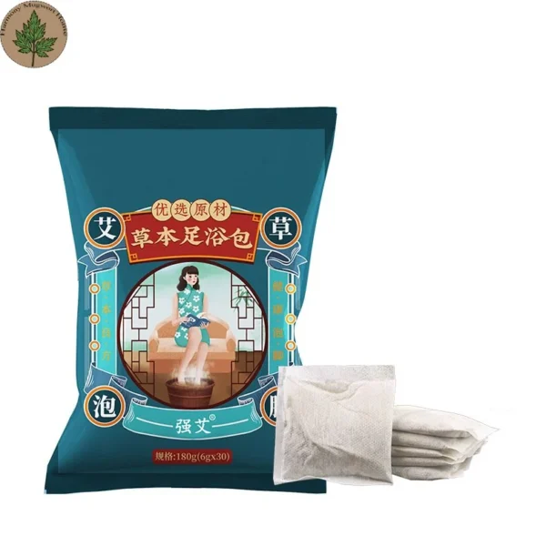 Mugwort Foot Bath Pack (4) Mugwort Foot Bath Pack