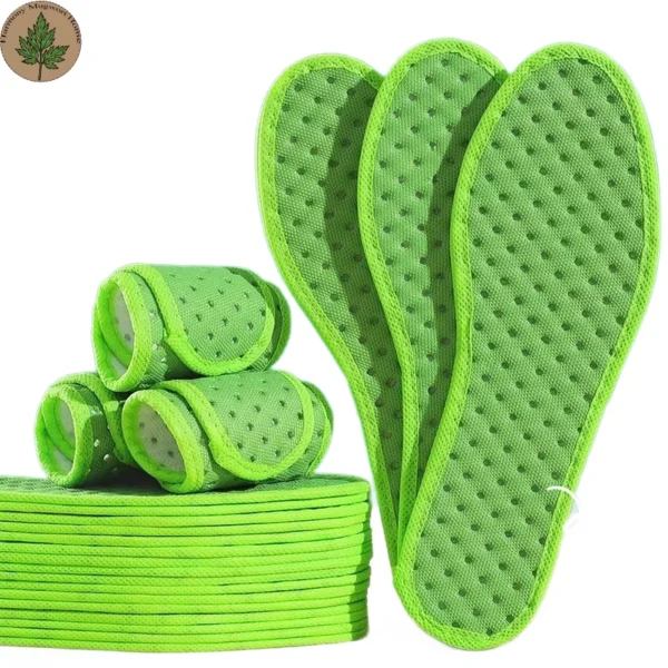 Mugwort Linen Deodorizing Insole (3) Mugwort Linen Deodorizing Insole