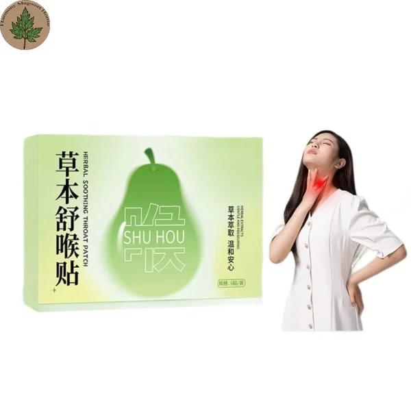 Mugwort Soothe-Throat Patch (3) Mugwort Soothe-Throat Patch