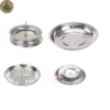 Multi-Functional Moxibustion Tray (4) Multi-Functional Metal Moxa Stick Tray