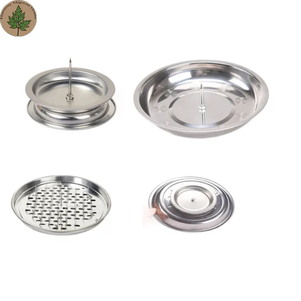 Multi-Functional Moxibustion Tray (4) Multi-Functional Metal Moxa Stick Tray