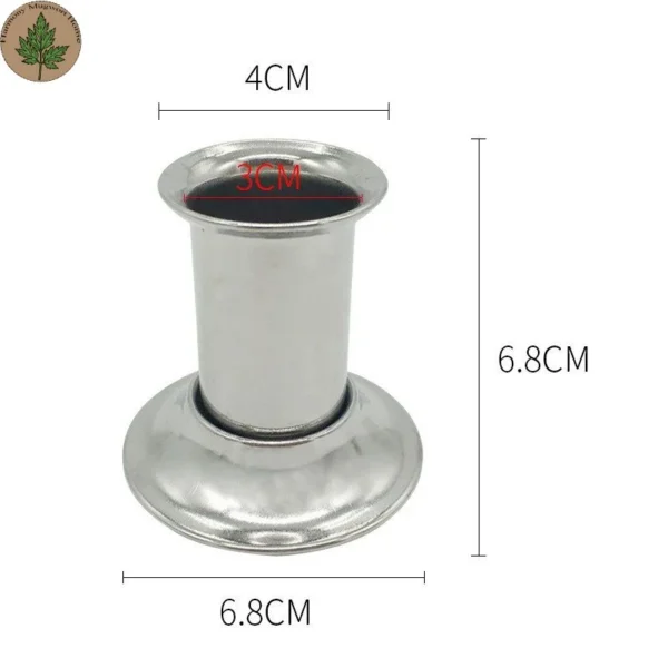 Stainless Steel Moxa Stick Extinguishing Base (2) Stainless Steel Moxa Stick Extinguishing Base
